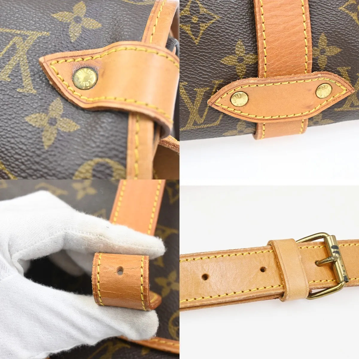 Louis Vuitton Saumur Monogram Canvas, Brown, Canvas, Shoulder Bag
