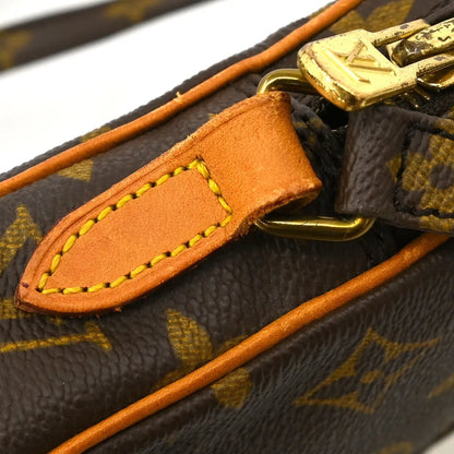 Louis Vuitton Danube Monogram, Brown, Canvas, Shoulder Bag