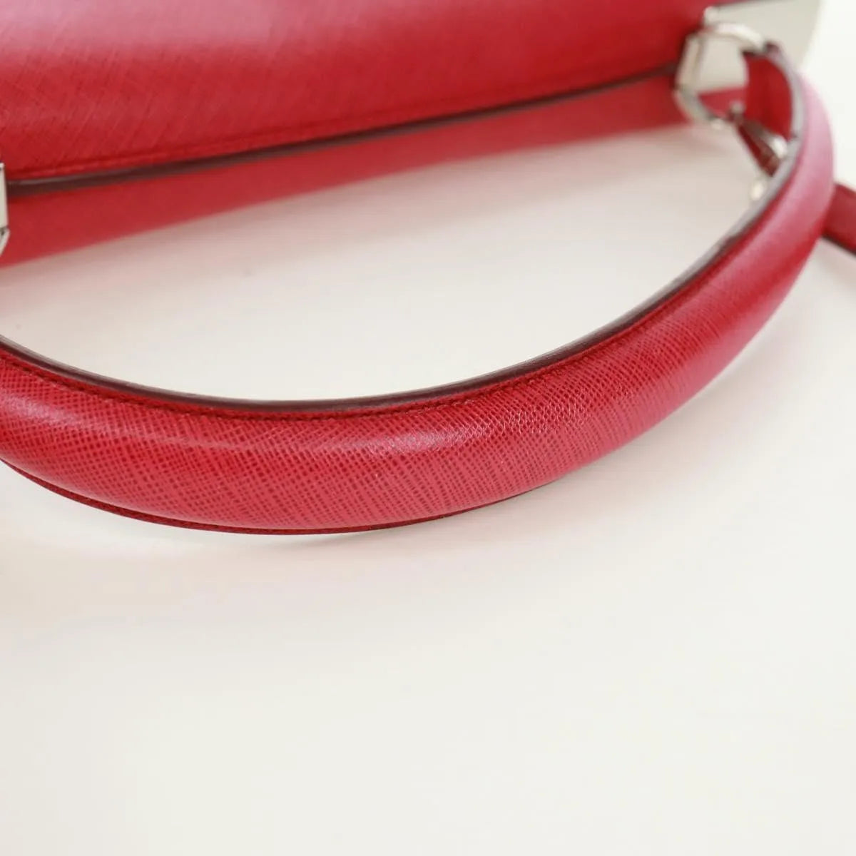 Salvatore Ferragamo Gancini Convertible Top Handle Saffiano Leather, Pink, Leather, Handbag