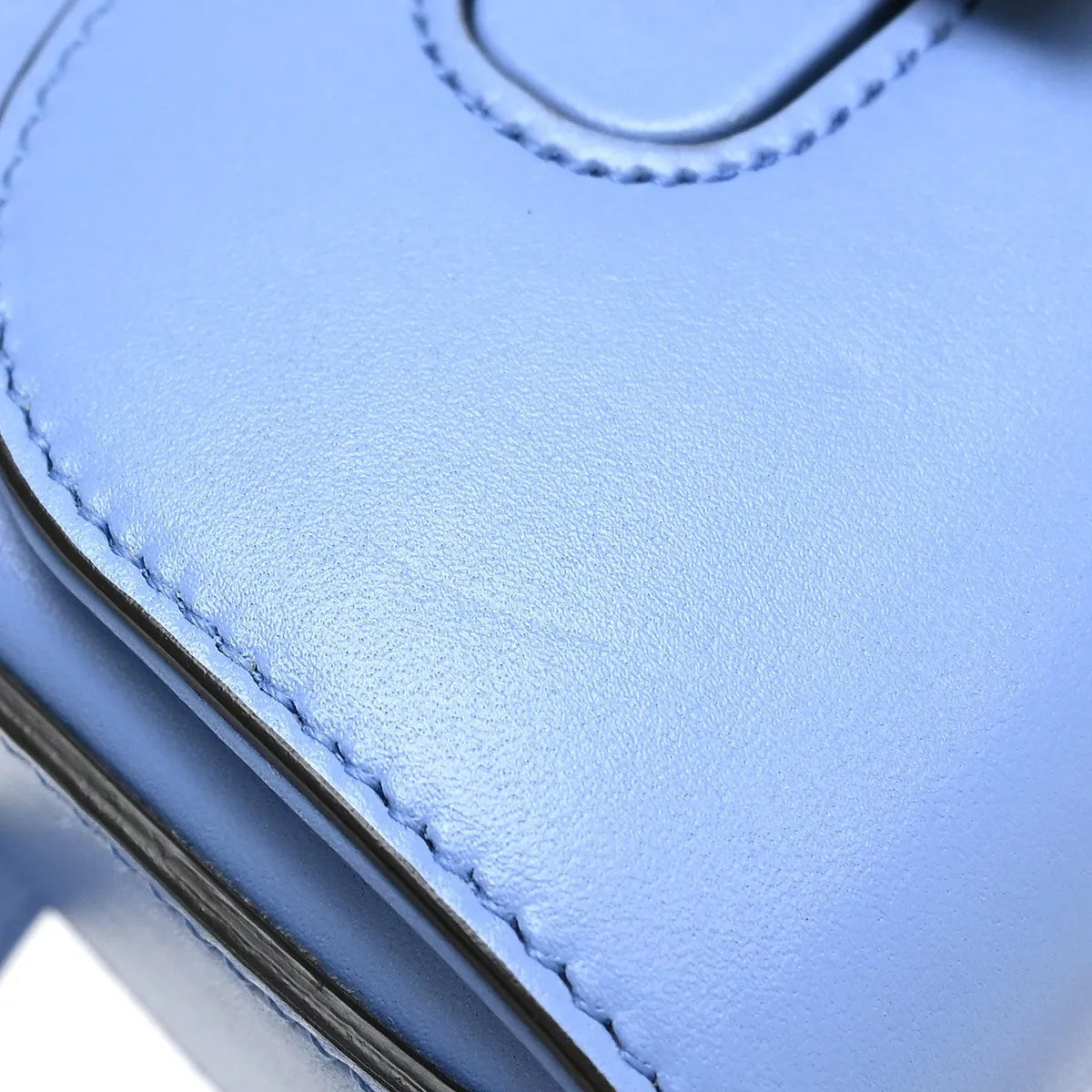 Gucci Bamboo Top Handle Backpack Leather, Blue, Leather, Backpack