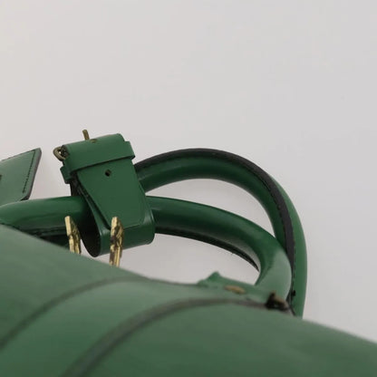 Louis Vuitton Keepall Epi Leather, Green, Leather, Travel Bag