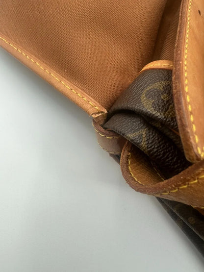 Louis Vuitton Saumur Monogram Canvas, Brown, Canvas, Shoulder Bag