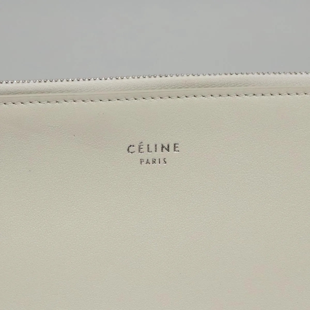 Celine Bicolor Solo Clutch Leather, Multicolour, Leather, Clutch