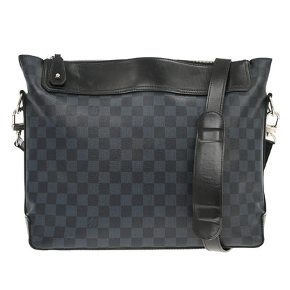Louis Vuitton Greenwich Messenger Damier Cobalt, Black, Canvas, Shoulder Bag