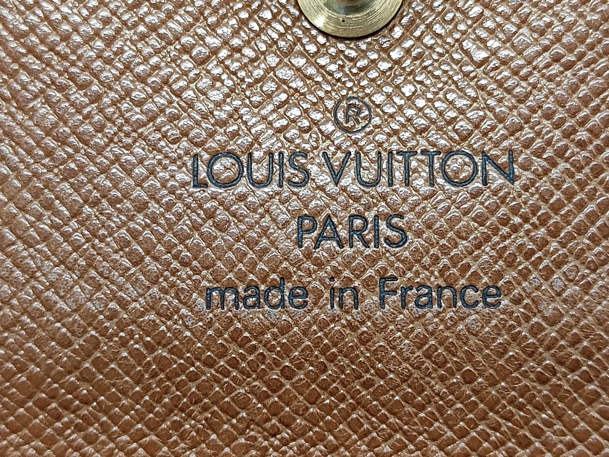 Louis Vuitton Porte Tresor Etui Papiers Monogram Canvas, Brown, Canvas, Wallet