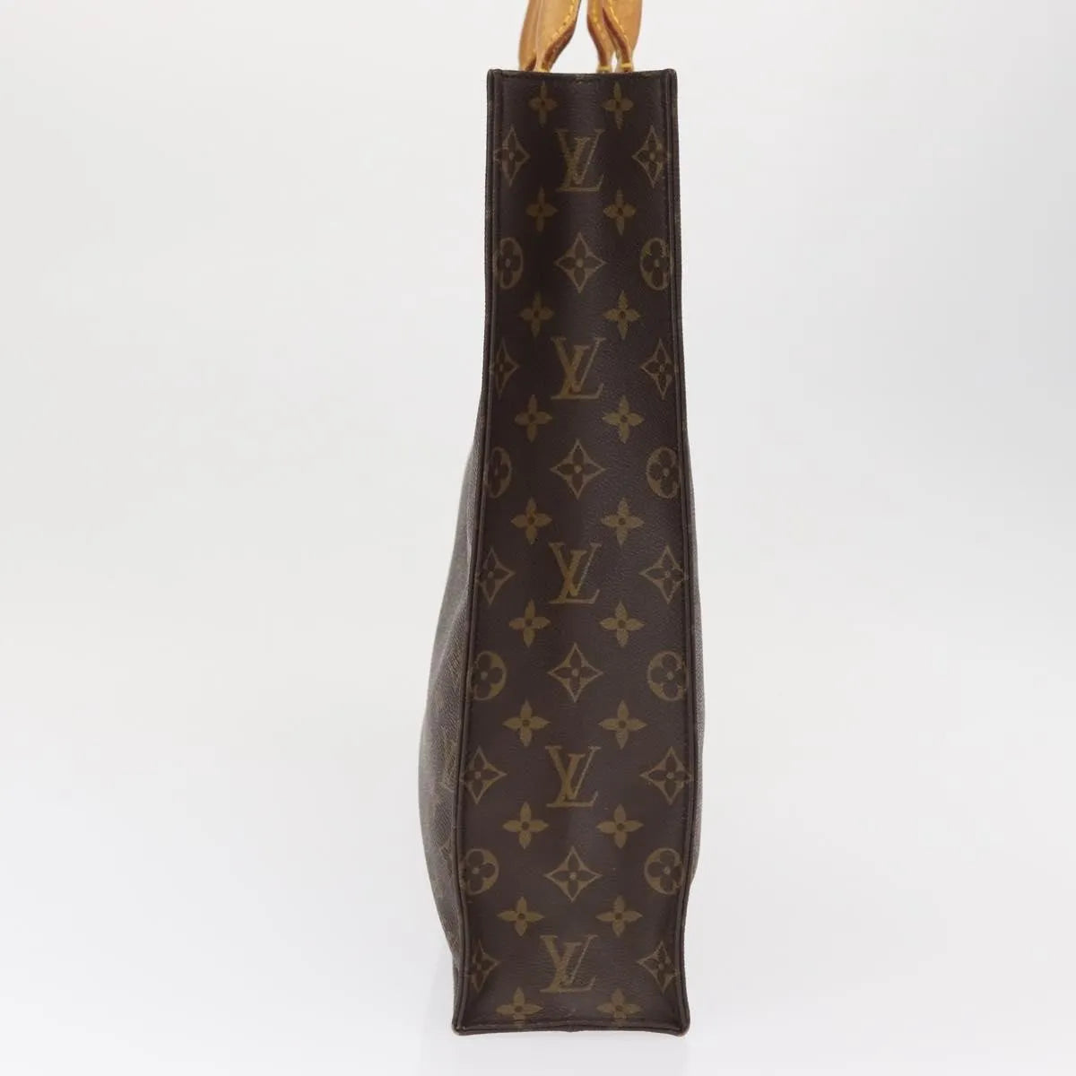 Louis Vuitton Sac Plat Monogram, Brown, Canvas, Tote Bag