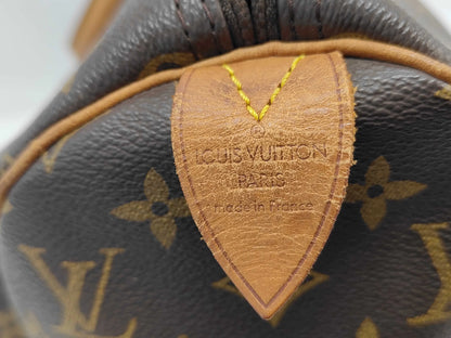 Louis Vuitton Keepall Monogram, Brown, Canvas, Travel Bag