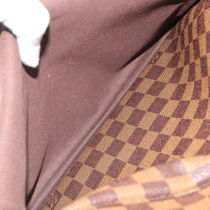 Louis Vuitton Naviglio Damier, Brown, Canvas, Shoulder Bag