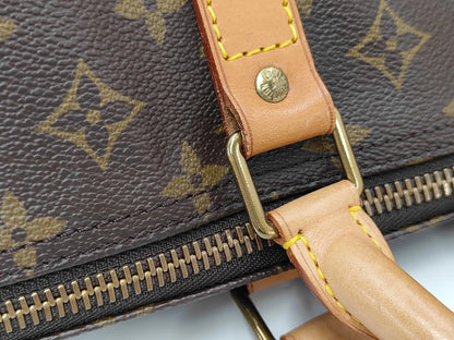Louis Vuitton Keepall Monogram Canvas, Brown, Canvas, Travel Bag