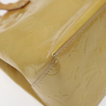 Louis Vuitton Reade Monogram Vernis, Beige, Patent Leather, Handbag