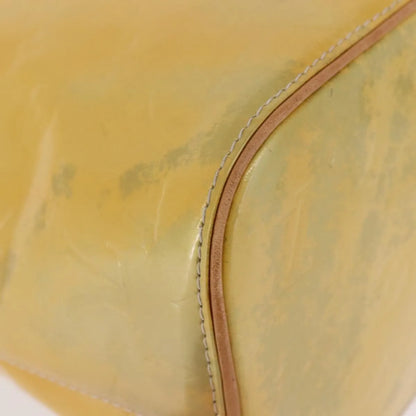 Louis Vuitton Houston Monogram Vernis, Yellow, Patent Leather, Handbag