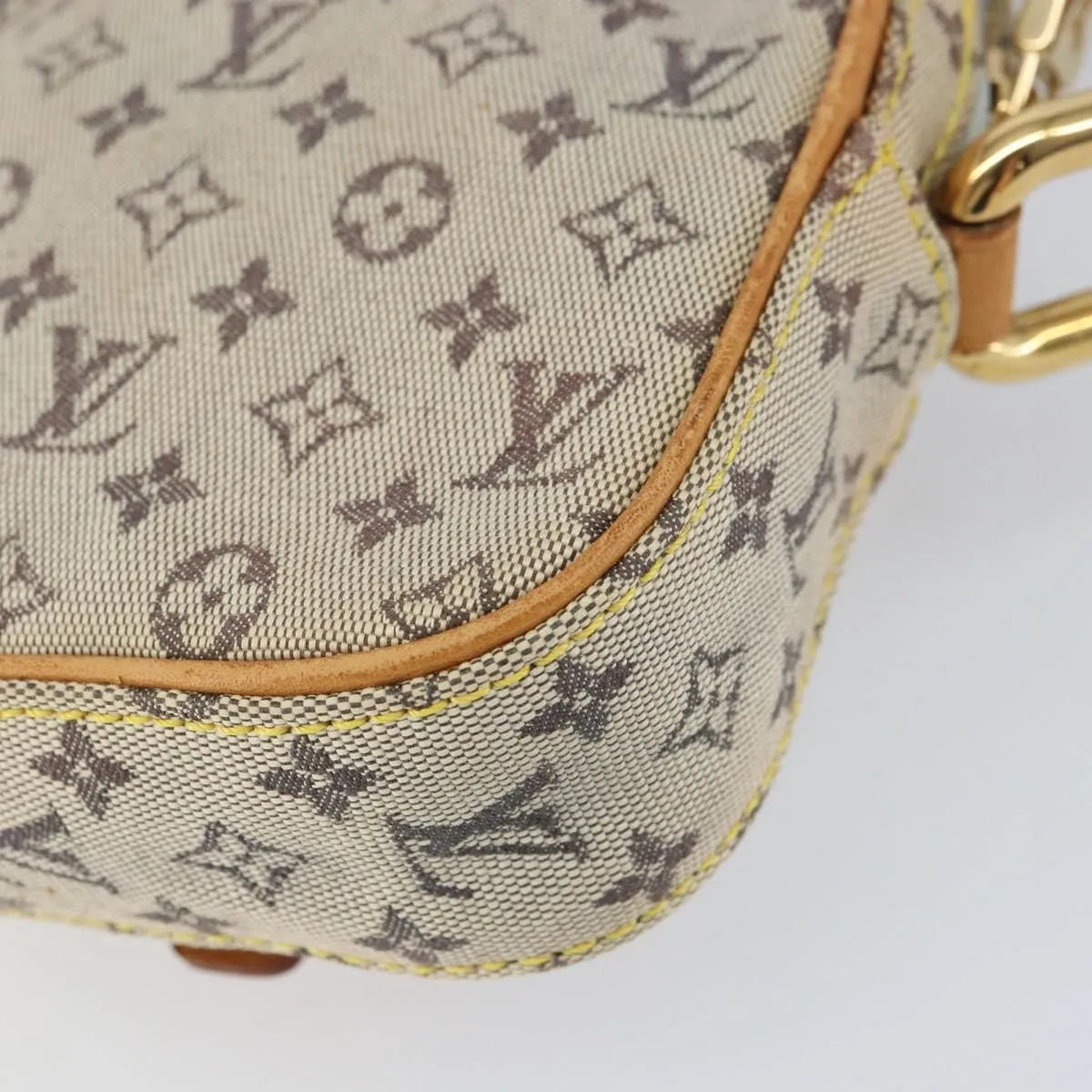 Louis Vuitton Juliette Mini Lin, Blue, Canvas, Shoulder Bag