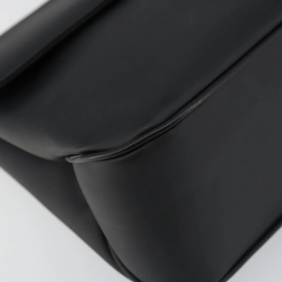 Salvatore Ferragamo Vala Leather, Black, Patent Leather, Shoulder Bag