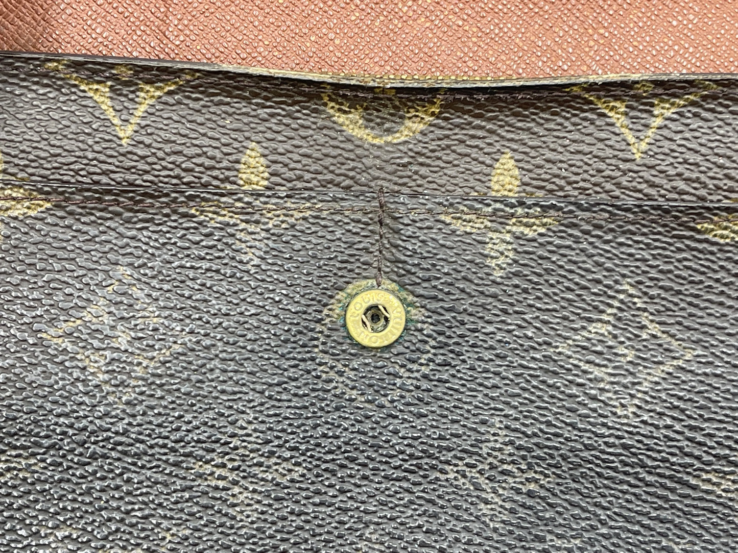 Louis Vuitton Emilie Monogram Canvas, Brown, Canvas, Wallet