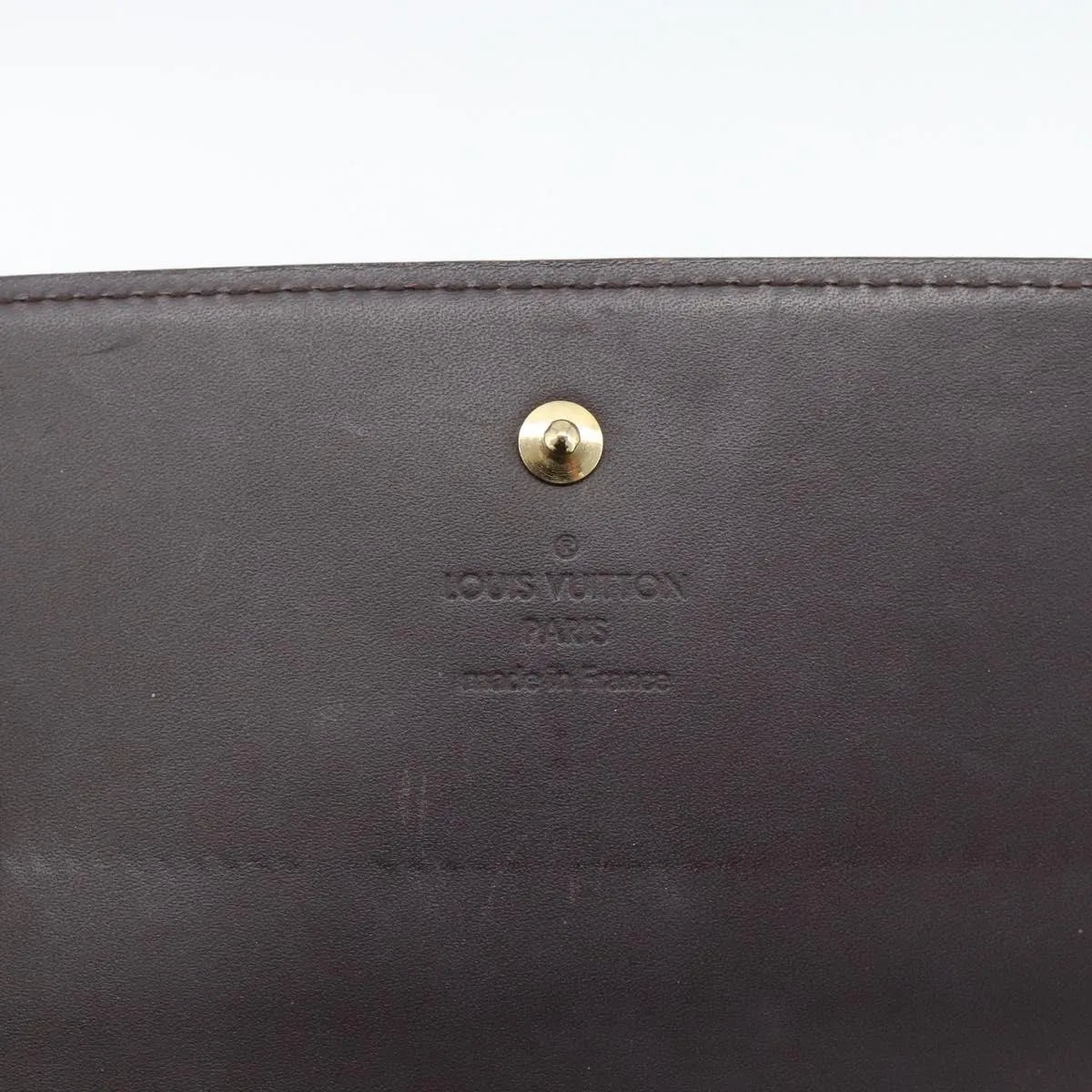 Louis Vuitton Sarah Chain Monogram Vernis, Burgundy, Patent Leather, Clutch