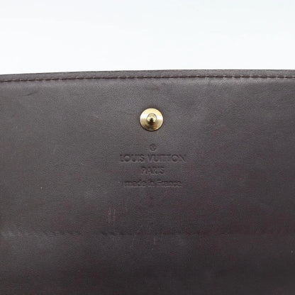 Louis Vuitton Sarah Chain Monogram Vernis, Burgundy, Patent Leather, Clutch