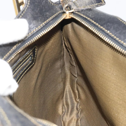 Fendi Chef Hobo Zucca Canvas, Brown, Canvas, Shoulder Bag