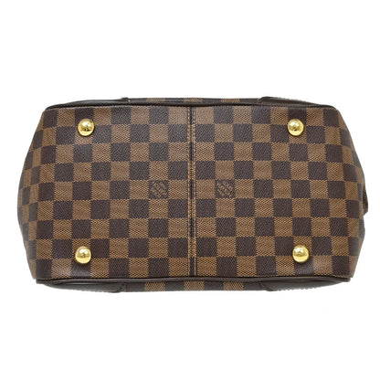 Louis Vuitton Verona Damier Ebene, Brown, Canvas, Tote Bag