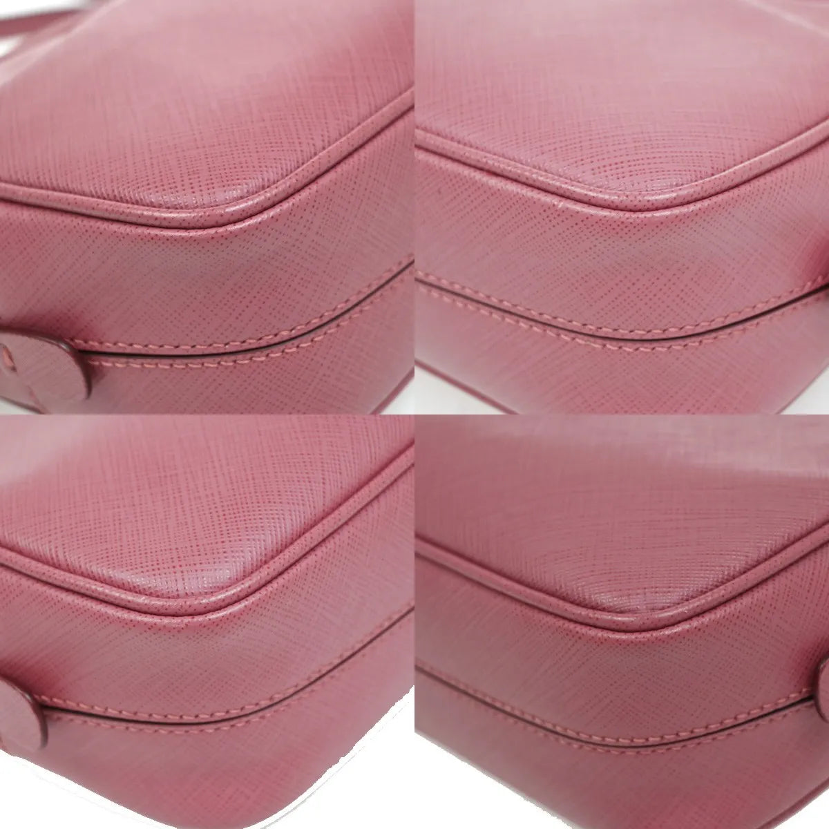 Salvatore Ferragamo Gancini Leather, Pink, Leather, Shoulder Bag