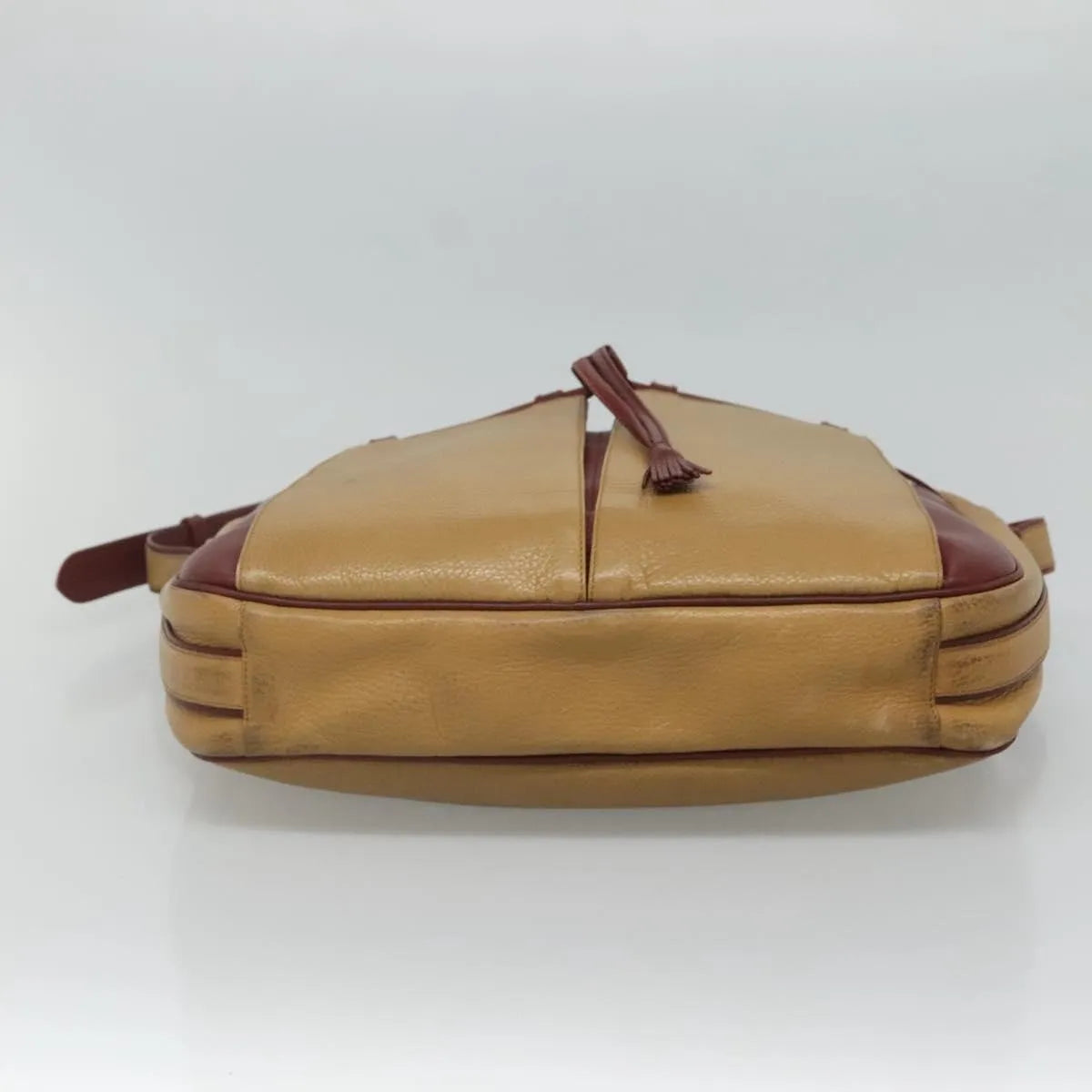 cartier Tasseled Must de Cartier Leather, Beige, Leather, Shoulder Bag