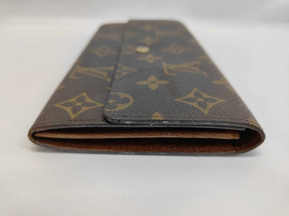 Louis Vuitton Long Macassar Monogram Canvas, Brown, Canvas, Wallet