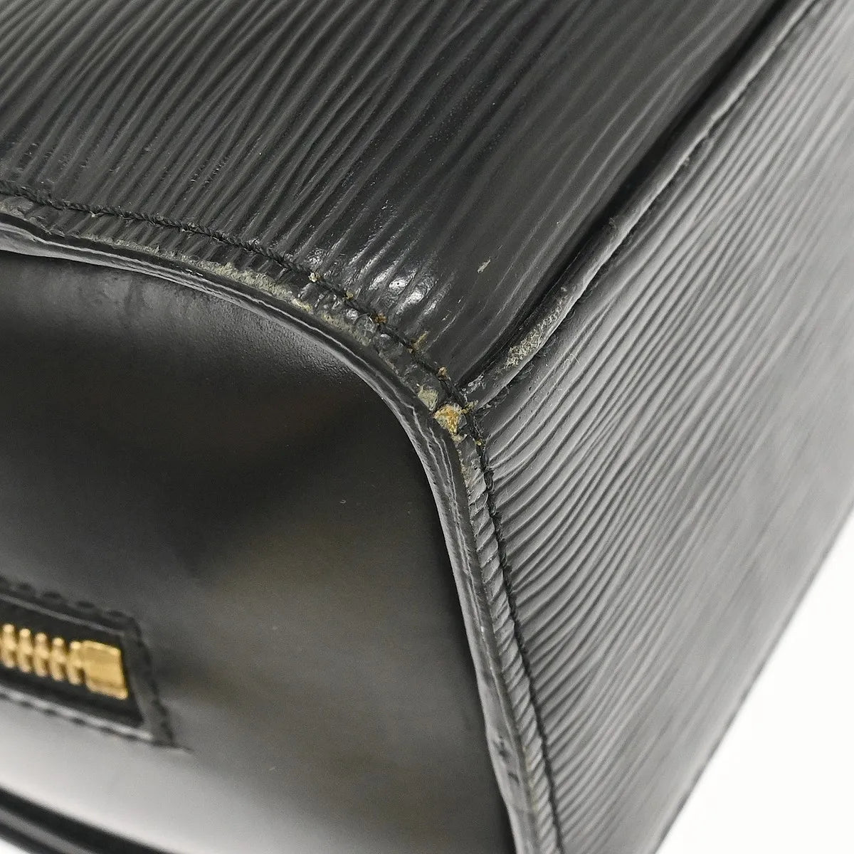 Louis Vuitton Pont Neuf Epi, Black, Leather, Handbag
