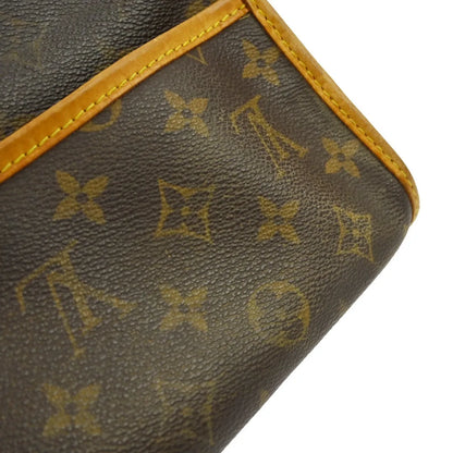 Louis Vuitton Popincourt Monogram Canvas, Brown, Canvas, Shoulder Bag