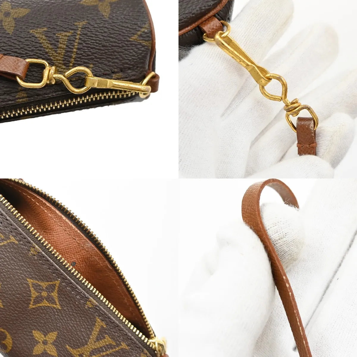 Louis Vuitton Papillon Pochette Monogram Canvas, Brown, Canvas, Clutch