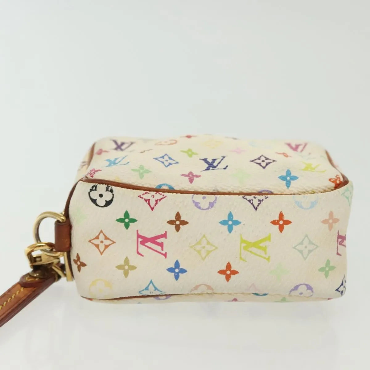 Louis Vuitton Wapity Trousse Monogram Multicolor, White, Canvas, Clutch