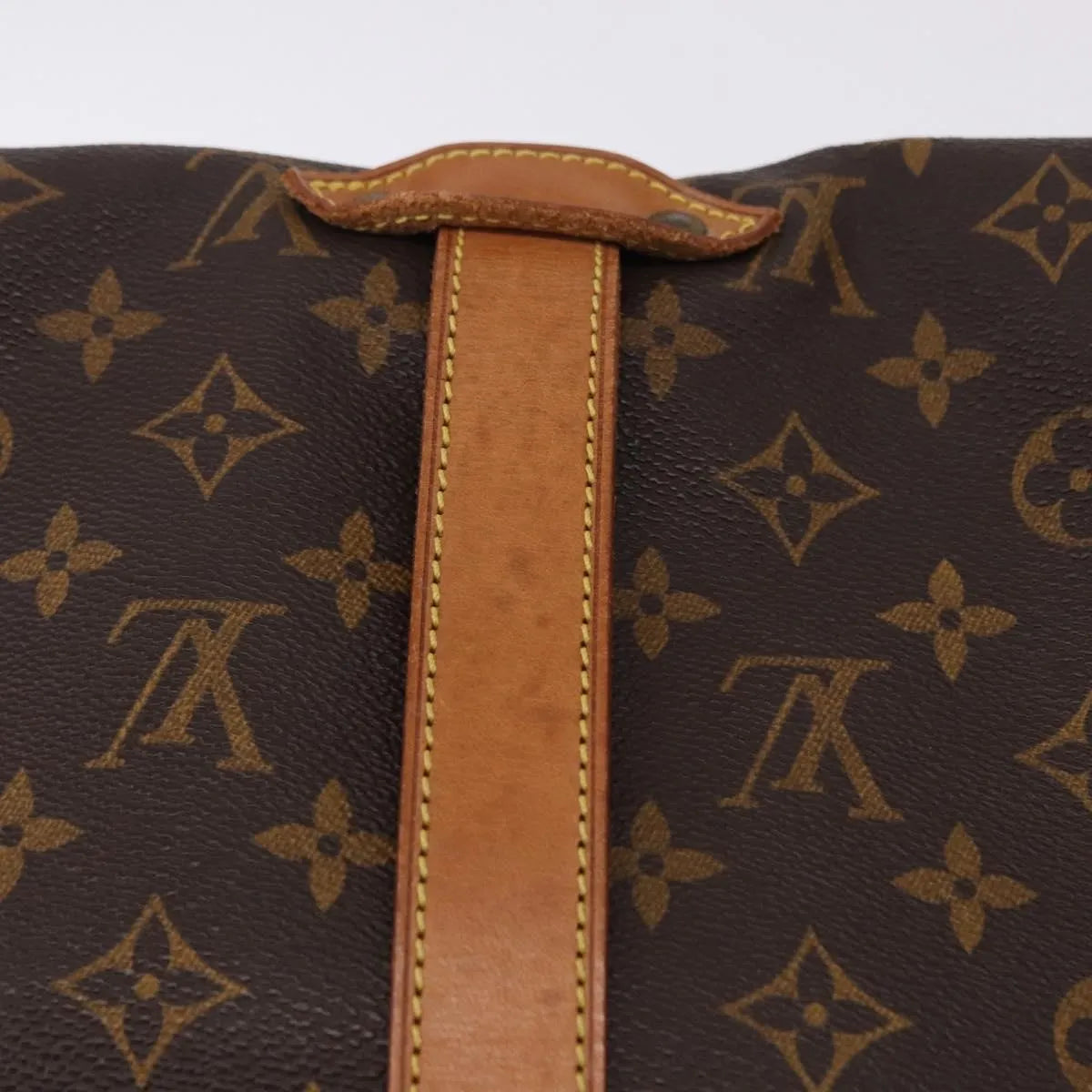 Louis Vuitton Saumur Monogram, Brown, Canvas, Shoulder Bag