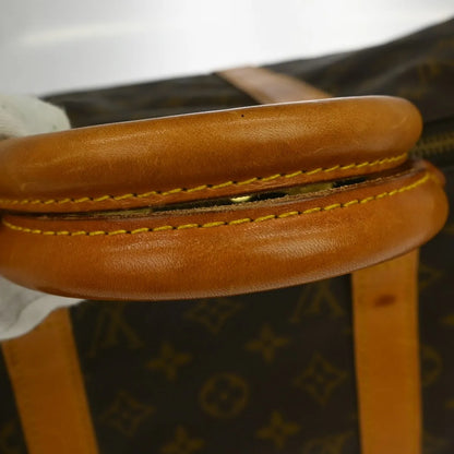 Louis Vuitton Keepall Monogram, Brown, Canvas, Travel Bag