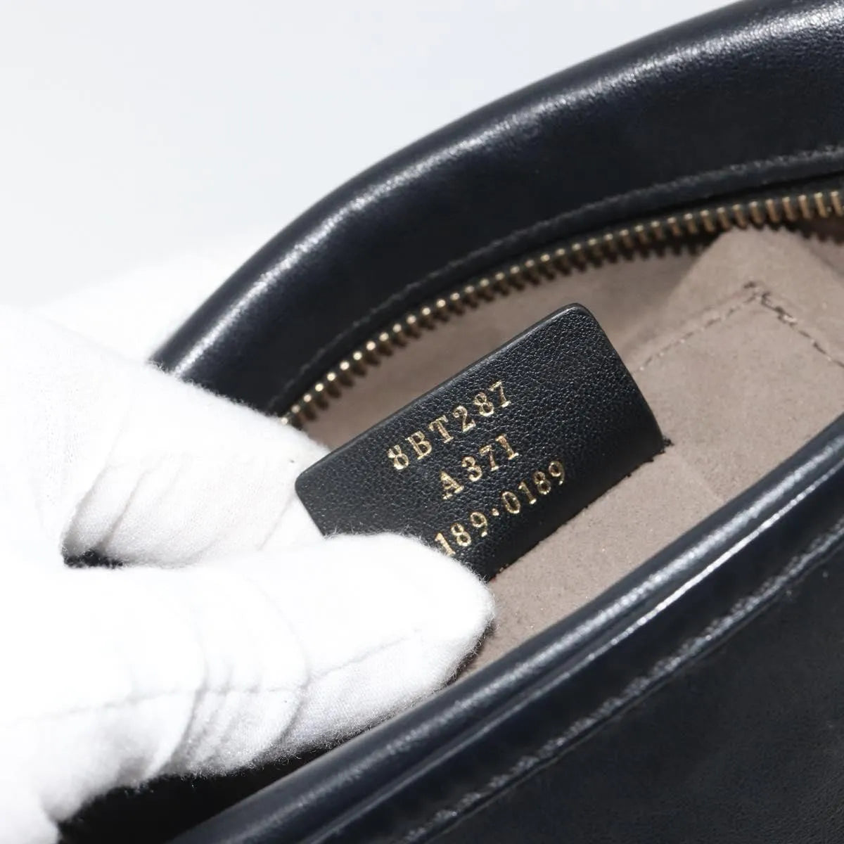 Fendi F is Fendi Camera Leather, Navy, Leather, Shoulder Bag