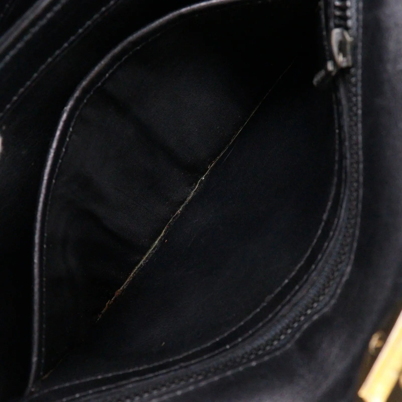 Gucci Vintage Leather, Black, Leather, Shoulder Bag