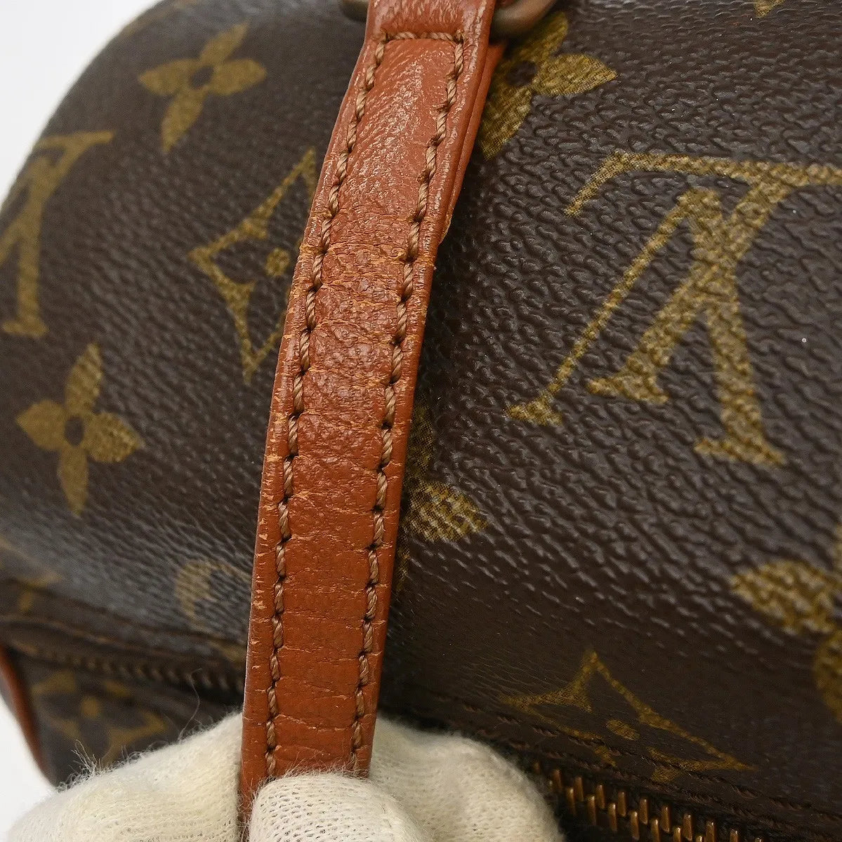 Louis Vuitton Papillon Monogram Canvas, Brown, Canvas, Handbag