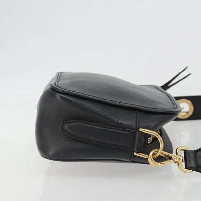 Fendi F is Fendi Camera Leather, Navy, Leather, Shoulder Bag