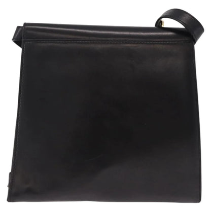 Salvatore Ferragamo Vintage Leather, Black, Leather, Shoulder Bag