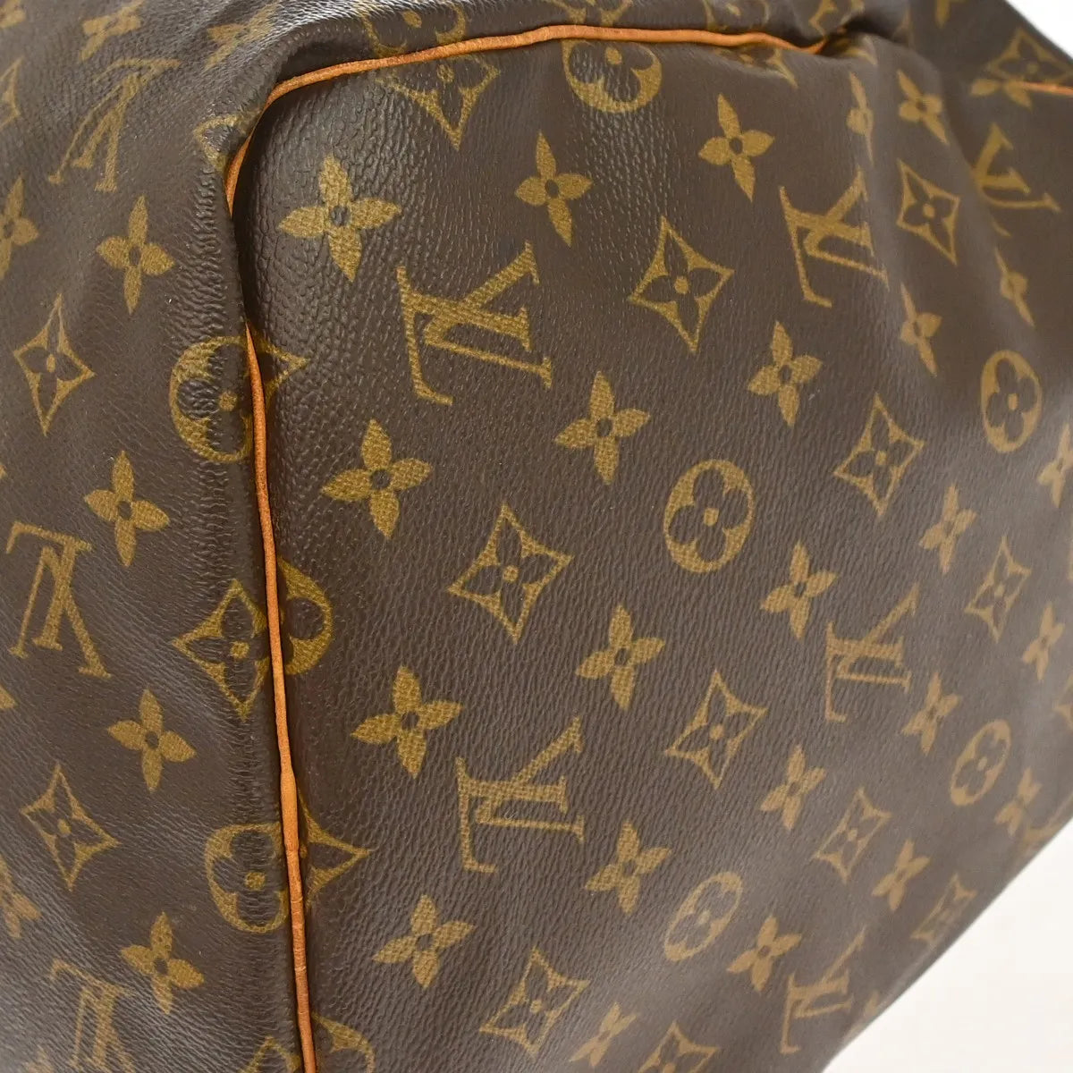 Louis Vuitton Keepall Monogram, Brown, Canvas, Travel Bag