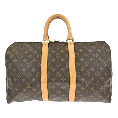 Louis Vuitton Keepall Monogram Canvas, Brown, Canvas, Travel Bag
