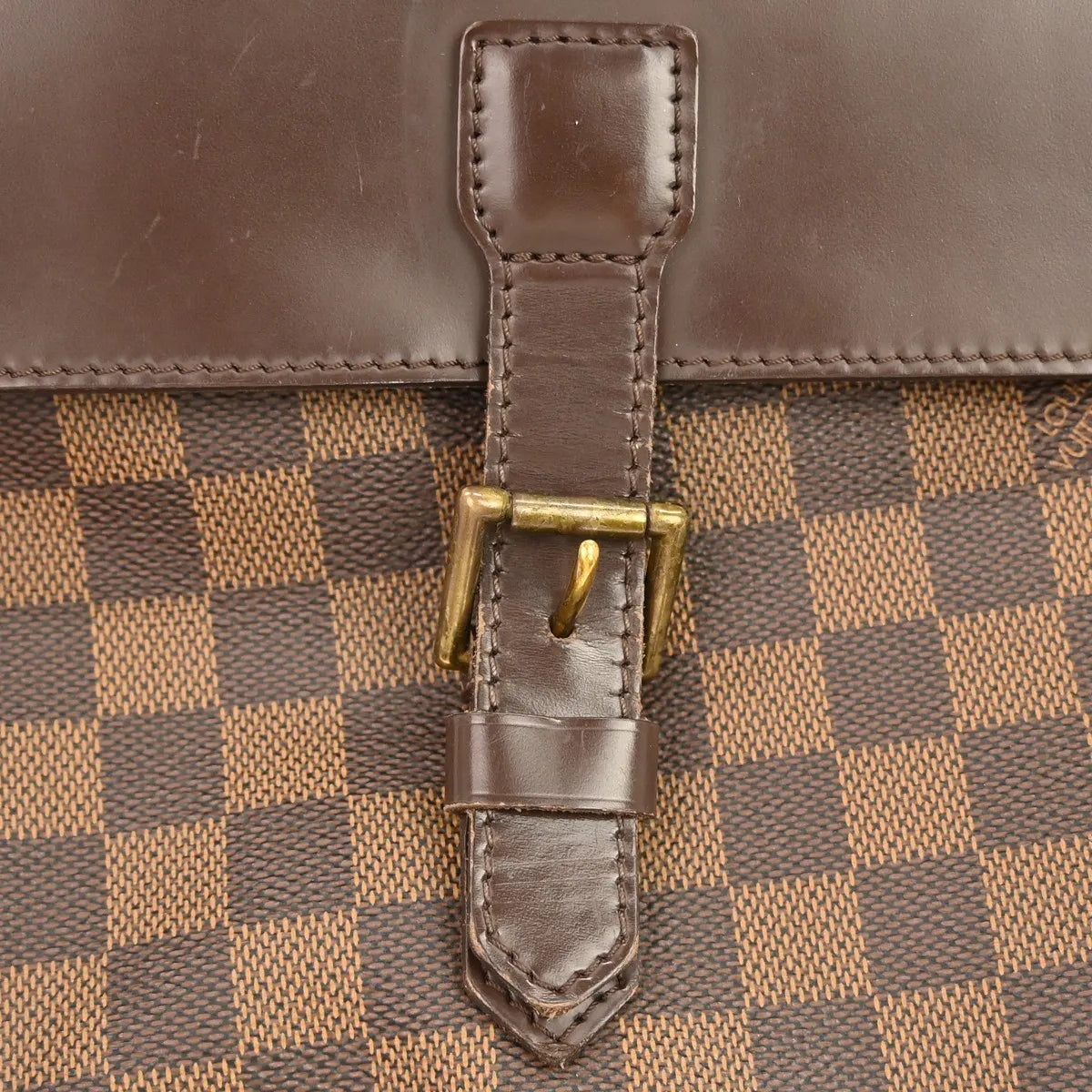 Louis Vuitton Soho Damier, Brown, Canvas, Backpack