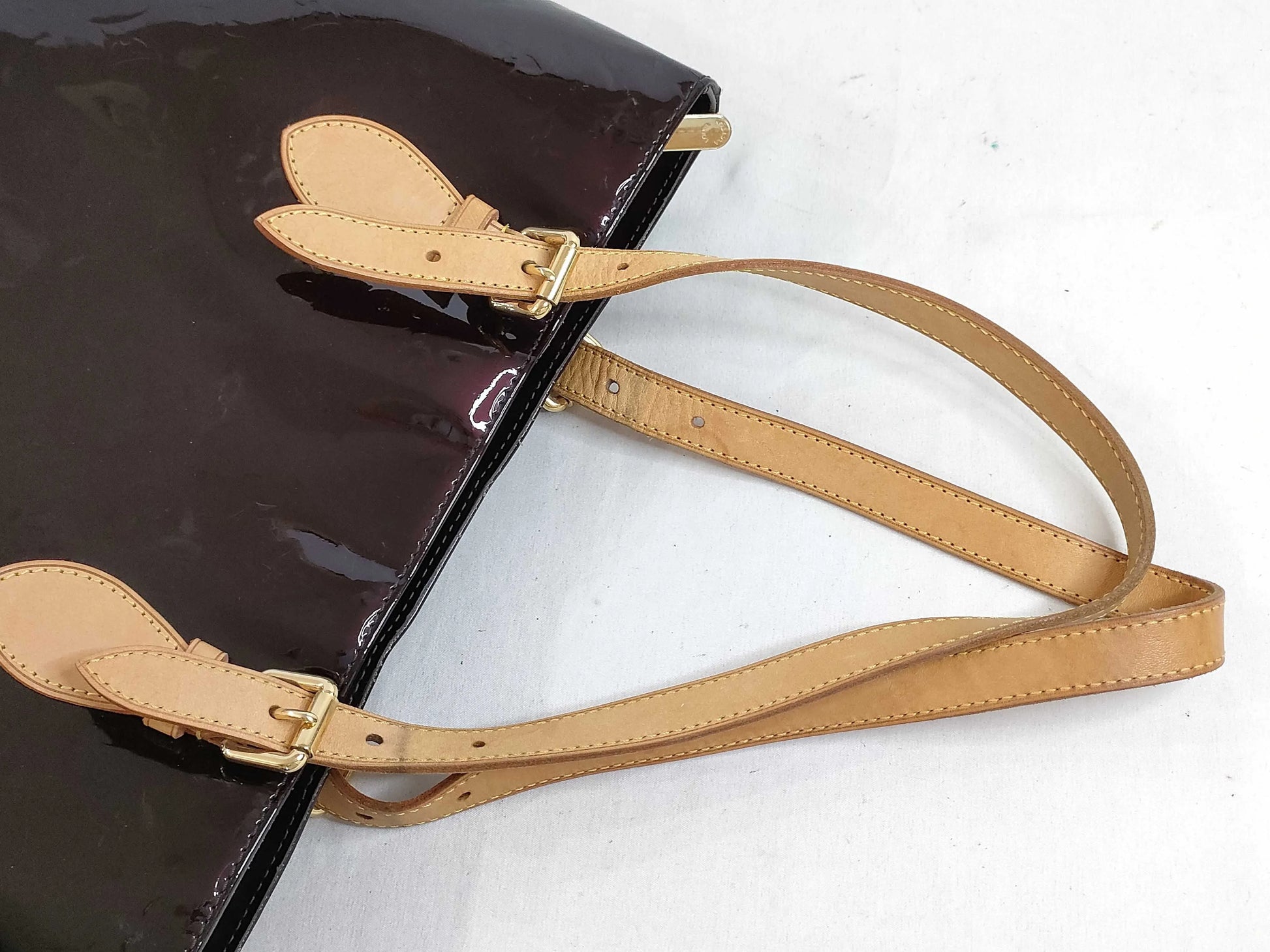 Louis Vuitton Brentwood Monogram Vernis, Other, Patent Leather, Tote Bag