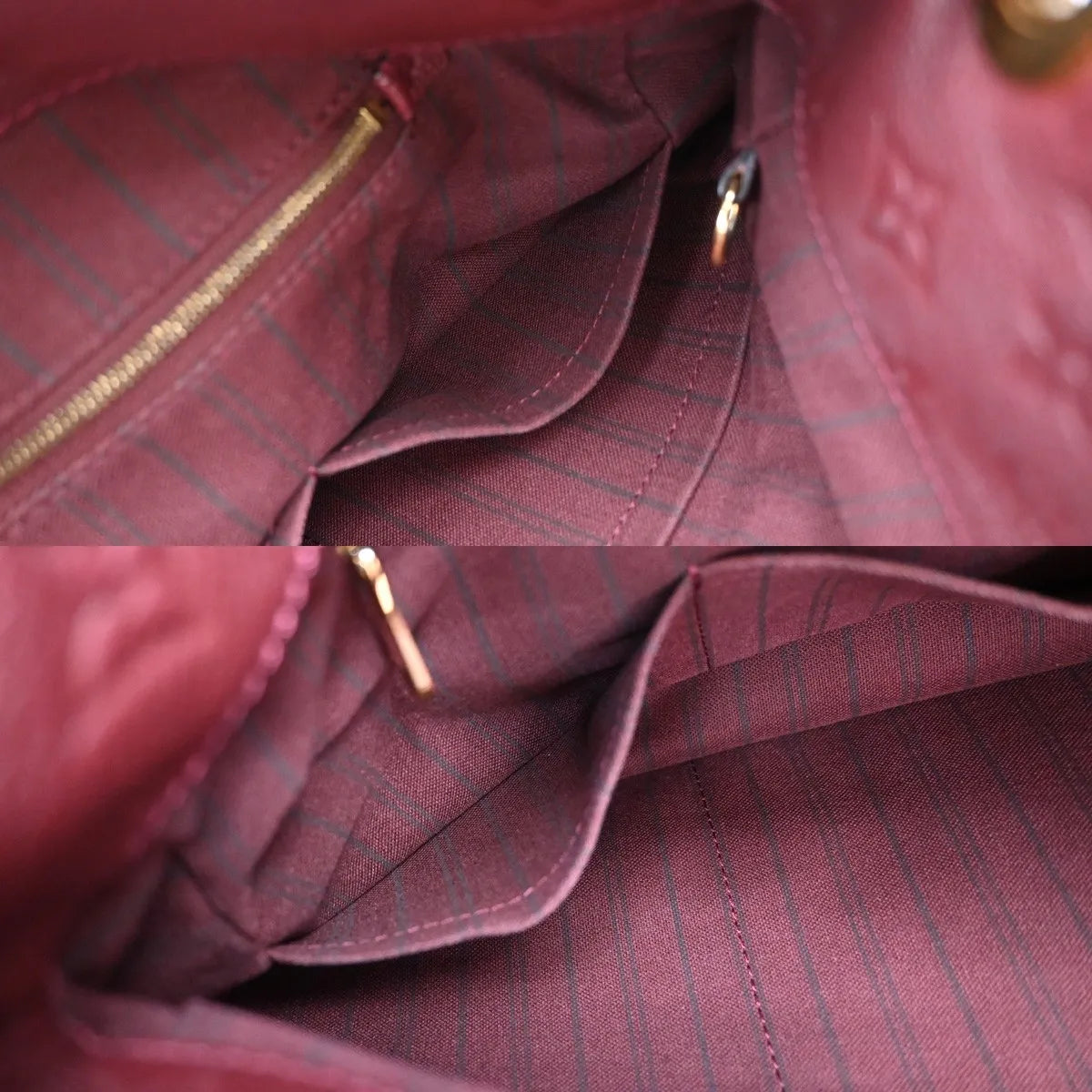 Louis Vuitton Artsy Monogram Empreinte Leather, Red, Leather, Shoulder Bag