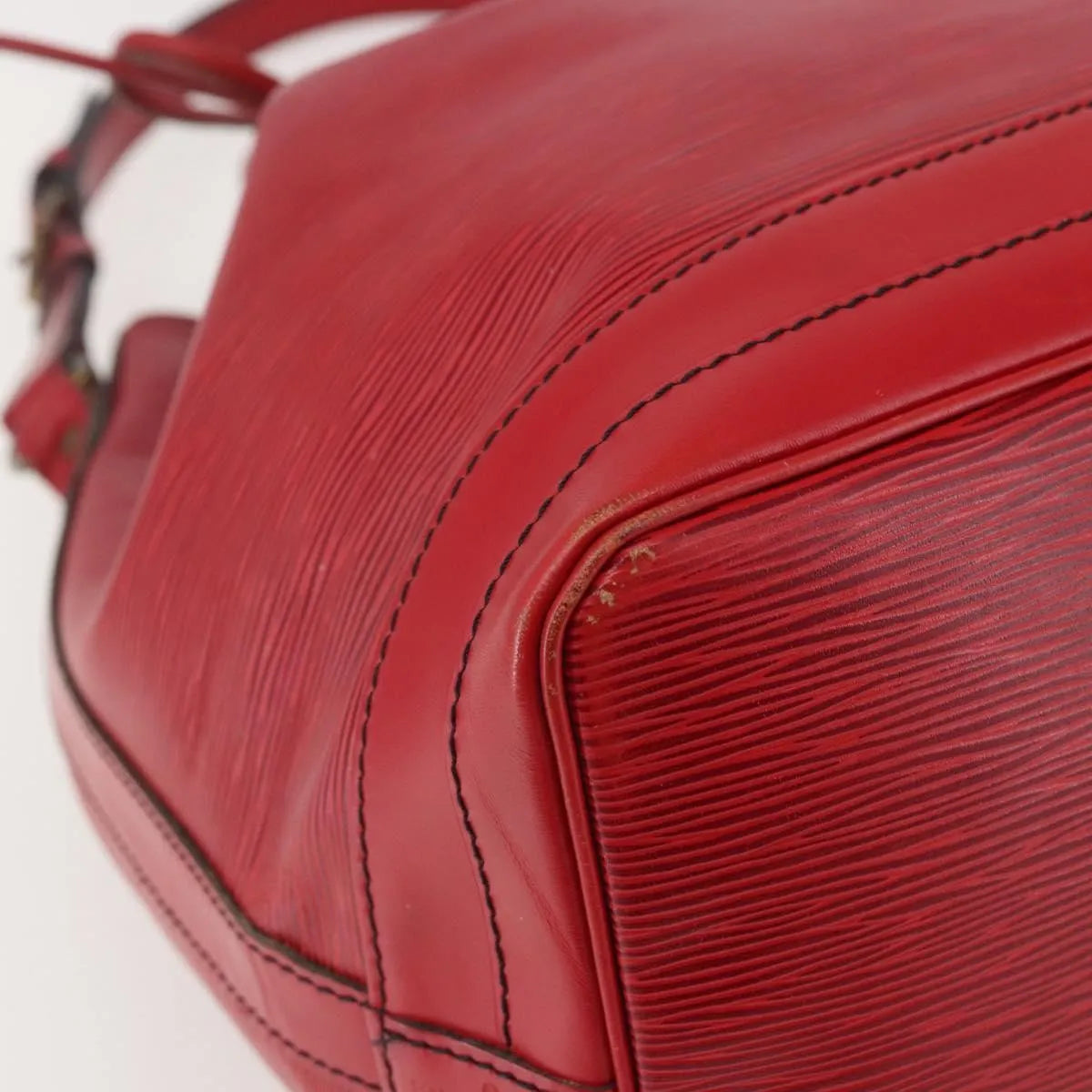 Louis Vuitton Petit Noe NM Epi Leather, Red, Leather, Shoulder Bag