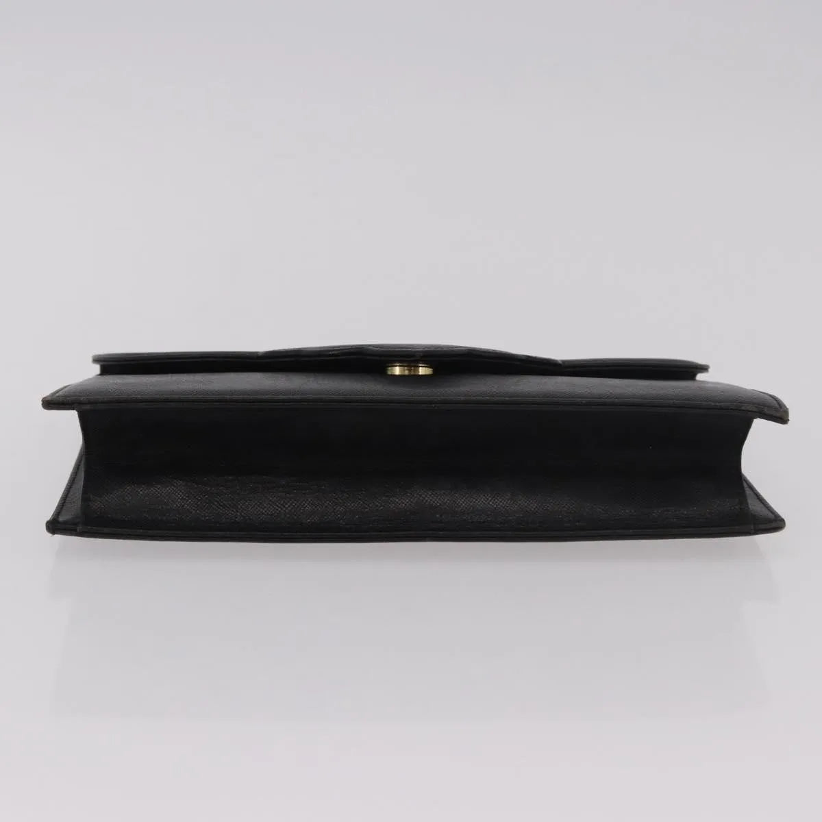Saint Laurent Vintage Leather, Black, Leather, Clutch