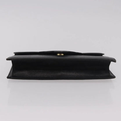 Saint Laurent Vintage Leather, Black, Leather, Clutch