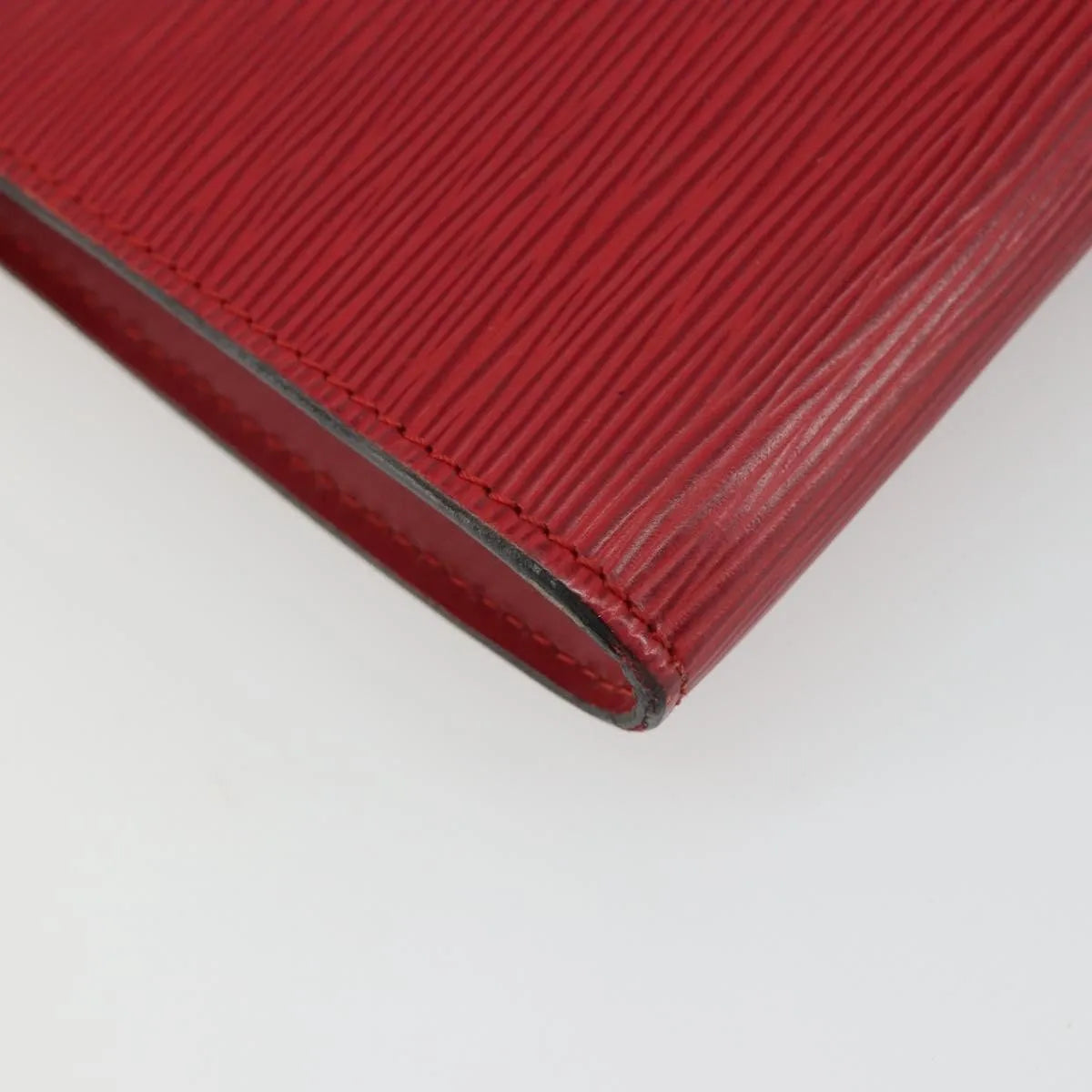Louis Vuitton Pochette Accessoires Epi, Red, Leather, Clutch