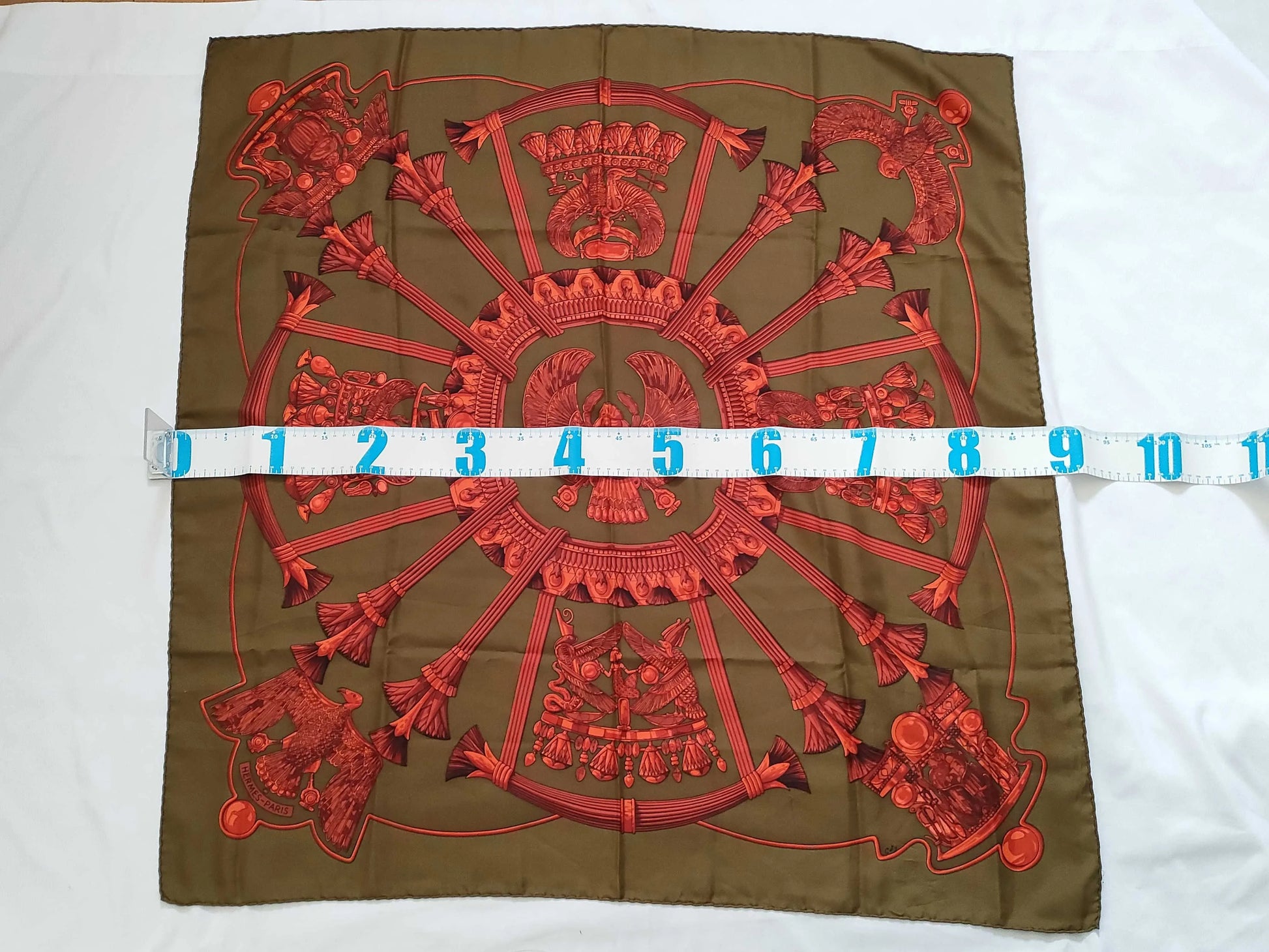 Hermes Carré 90 Silk multicolor, Multicolour, Silk, Scarf