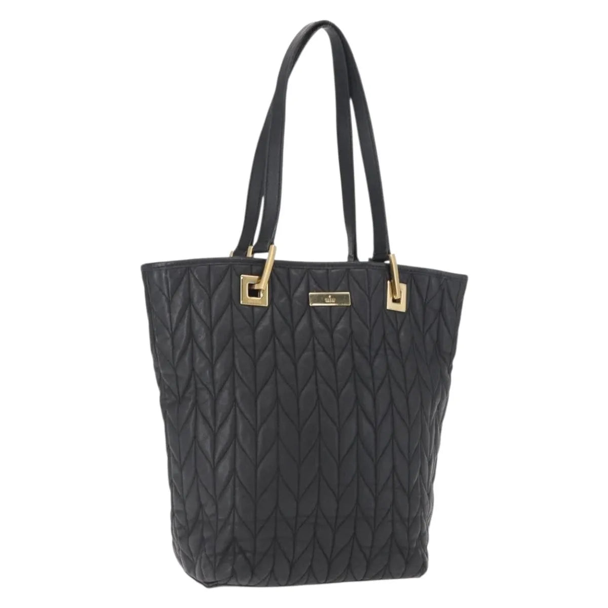 Gucci Vintage tote Leather, Black, Leather, Tote Bag