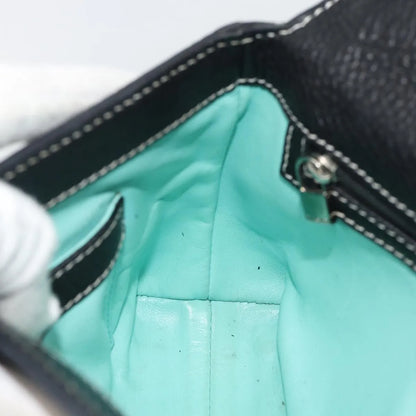 Tiffany & Co. Vintage Leather, Black, Leather, Shoulder Bag