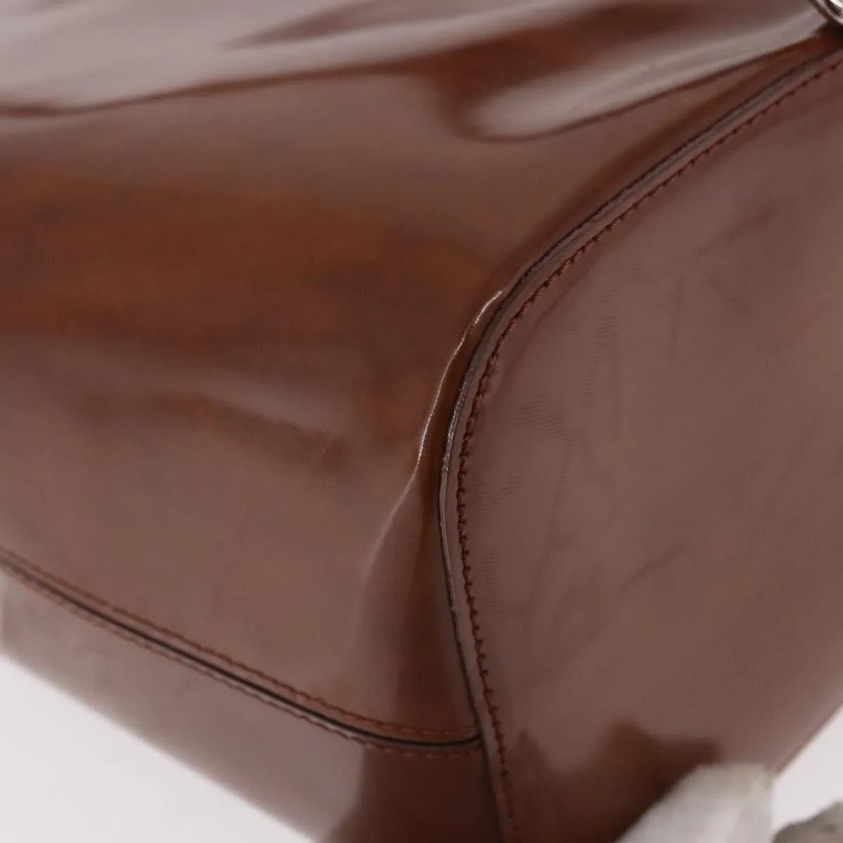 Cartier Panthère Patent leather, Brown, Patent Leather, Backpack