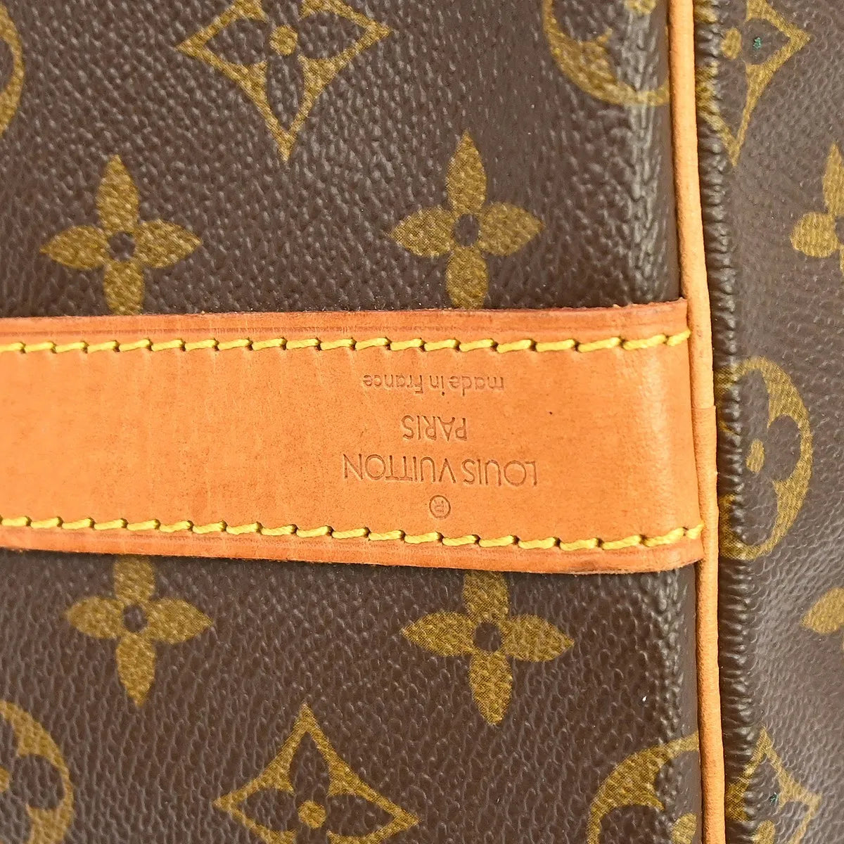 Louis Vuitton Keepall Monogram, Brown, Canvas, Travel Bag